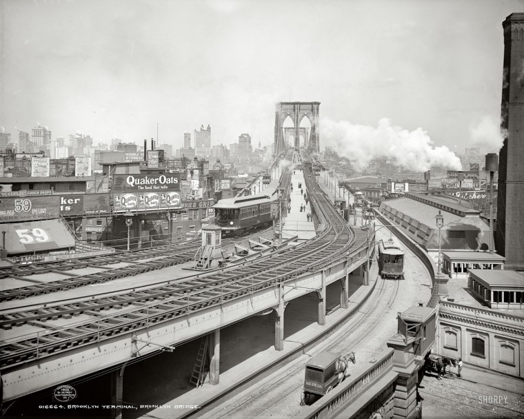 Brooklyn Terminal at Brooklyn Bridge. 1903