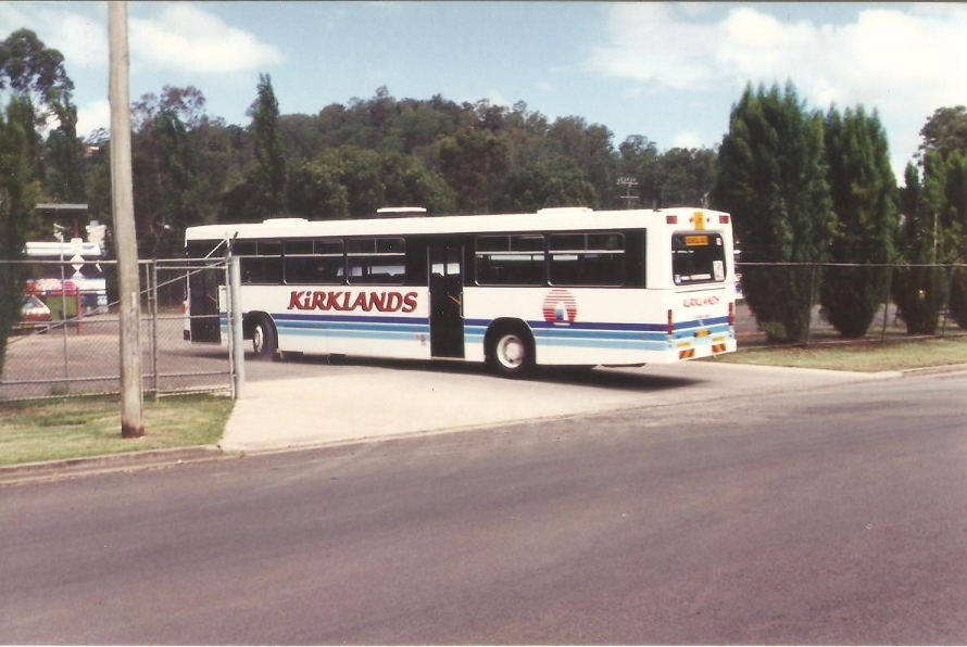 Kirklands Town bus returning to depot