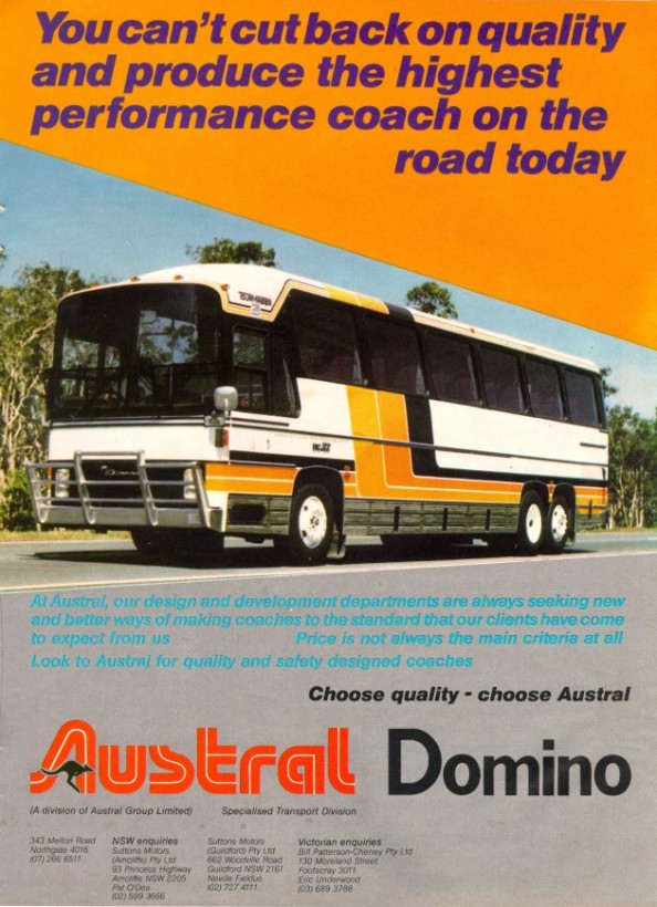 Austral Domino advert.