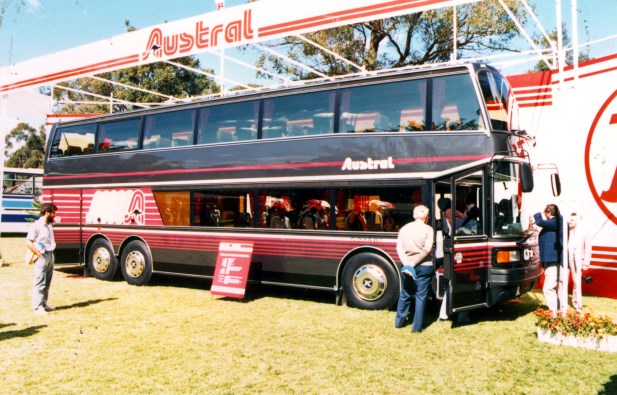 The Bus show display for Austral/Setra Double Deck.