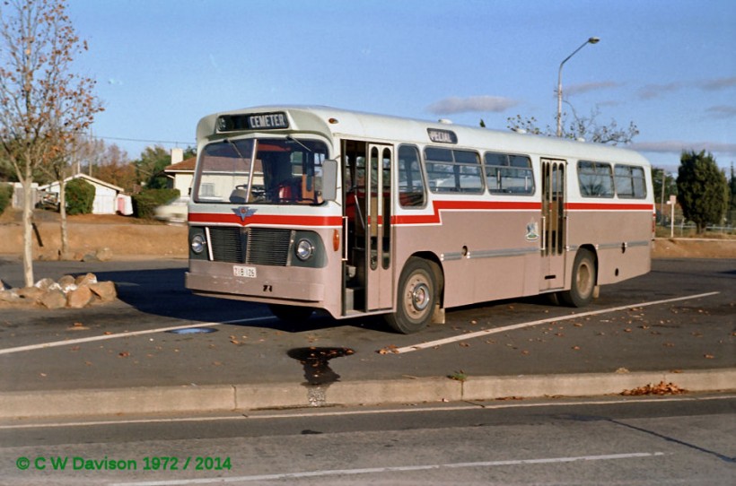 Dept of Interior, bus 126, AEC Swift, Kingston Depot, May 1972