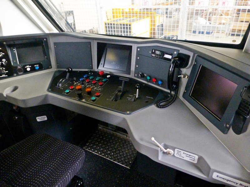 There is a full sized replica of the NGR carriages at the centre. <br />Drivers console in the NGR replica train