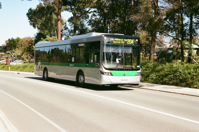 A common sight along Discovery Way (Murdoch) is Volvo B7 &quot;Optimus&quot; 2497, operated by sWAn transit