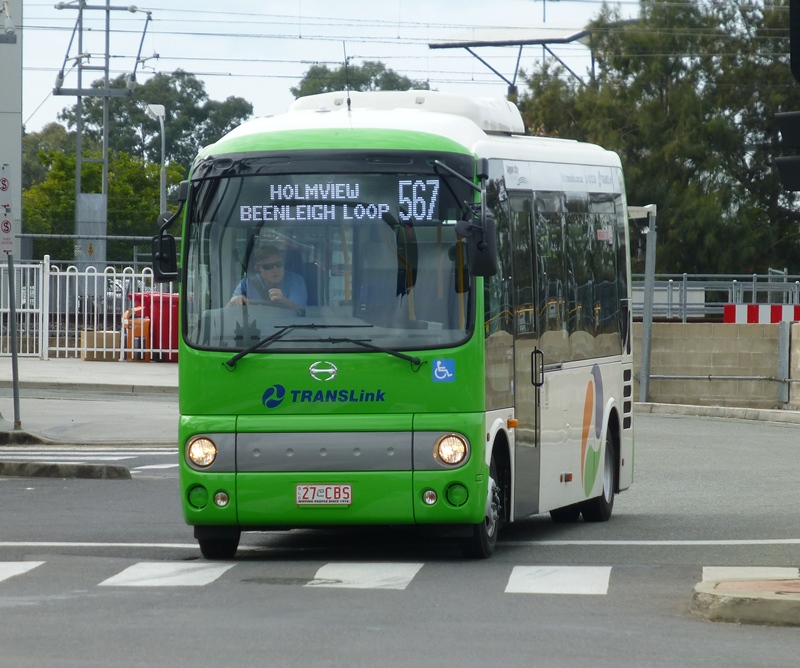 Leaving Beenleigh bus interchange
