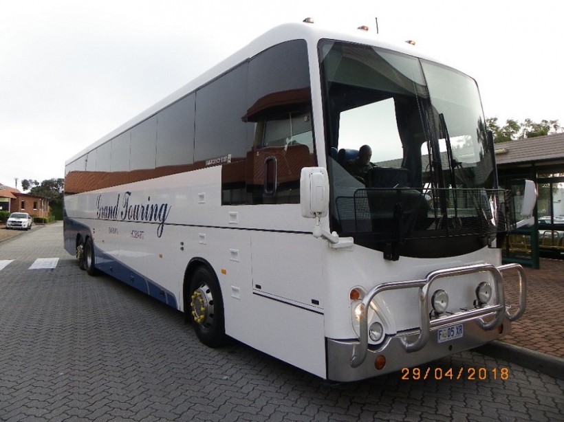 Our tour coach for Day 2 - Grand Touring 71 - 2003 Scania K124EB 13.5m / Volgren WA