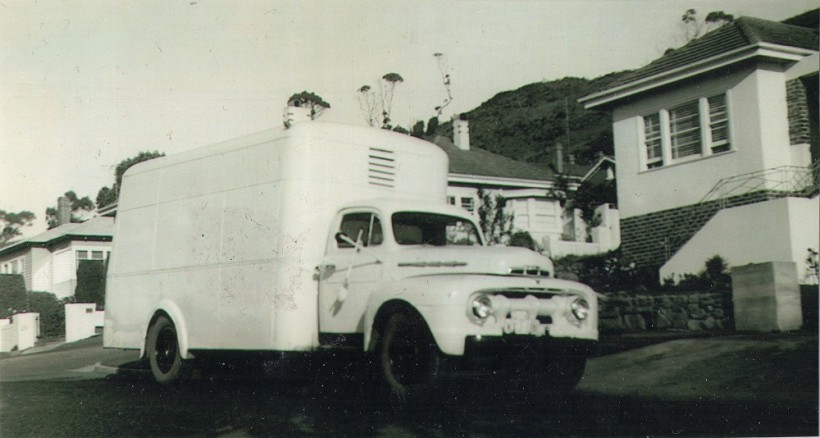 Fredrick 'Bob' Norton's 1953 Ford meat delivery truck