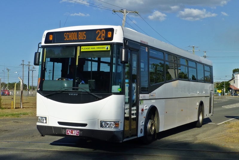 42 WBC
Bus Queensland Ipswich (42) Volvo B7R /Bustech "Graduate" at Redbank 10 March  2017.
Keywords: orfordphoto volvo_B7R bustech_graduate