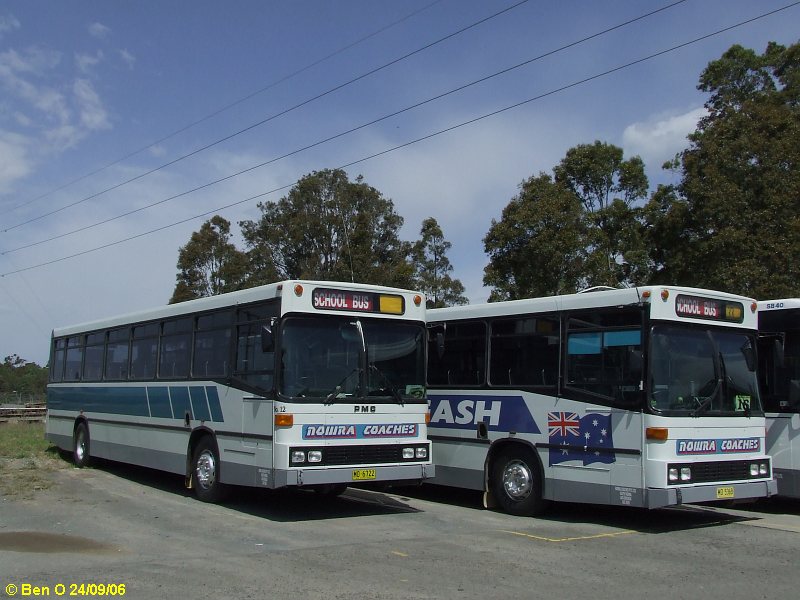 MO 6722 and MO 5368
Nowra Coaches - Two ex Busways, Central Coast Scania K93s with PMCSA bodies.
Keywords: PMC premierbus buswaysbus scania_K93 benophoto