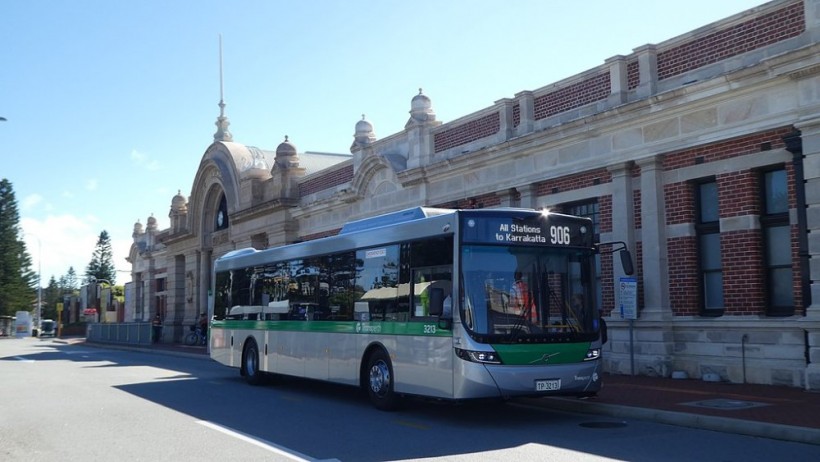 The exact same unit nearly a month later on 9th February 2021 which is now in service, awaiting to depart Fremantle Station operating a rail replacement service for the Fremantle Line that was disrupted for 2 months due to Metronet works.