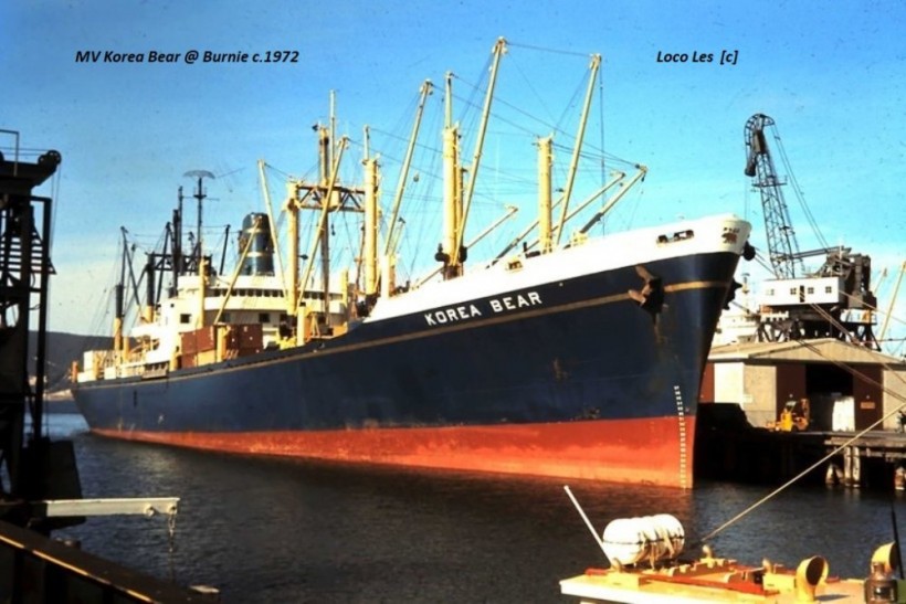 MV Korea Bear @ Burnie c.1972.JPG