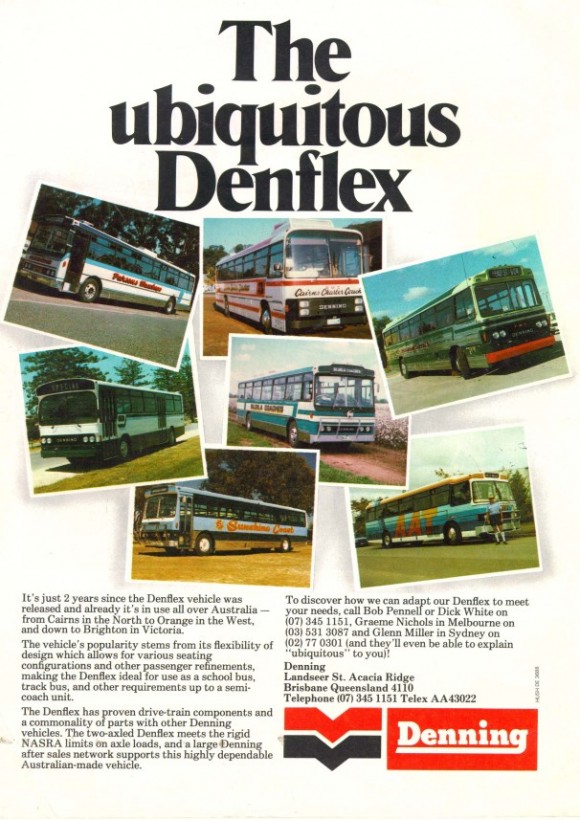 The Denflex advert from Truck &amp; Bus magazine.