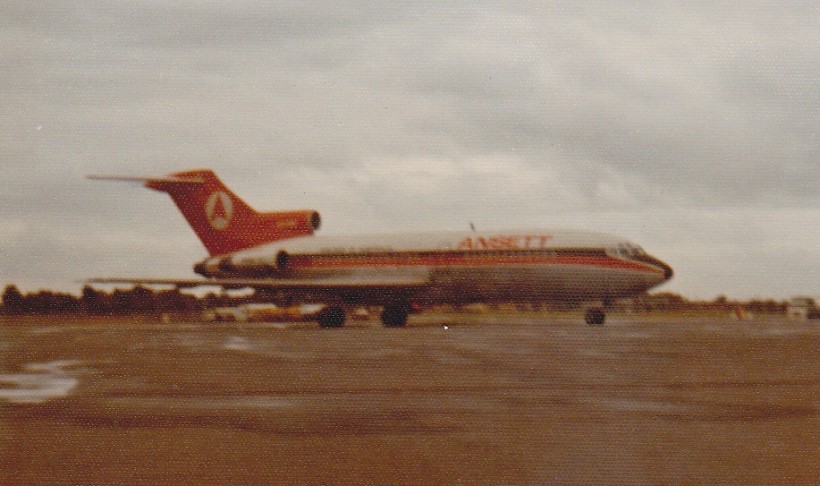 Ansett Boeing 727's Adelaide Airport around 1974.