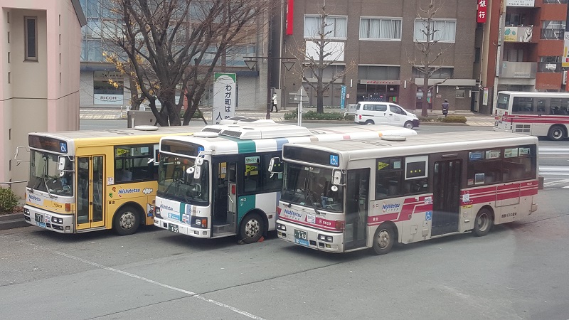 Nishitetsu Kurume Bus layover