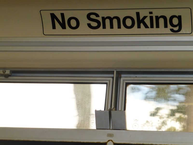 No smoking and opening windows